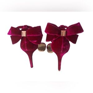 Ted Baker Pink Bow Stilettos